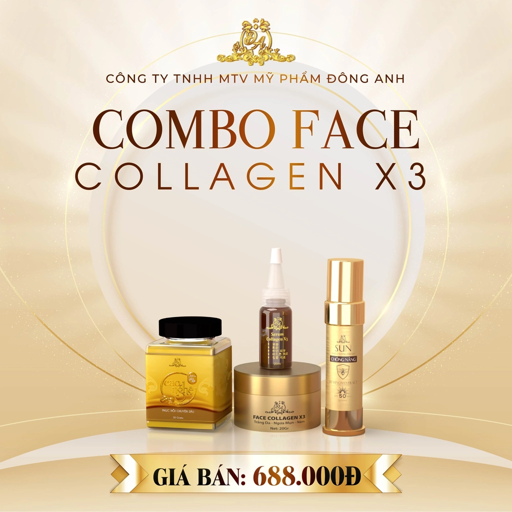 Combo face collagen x3