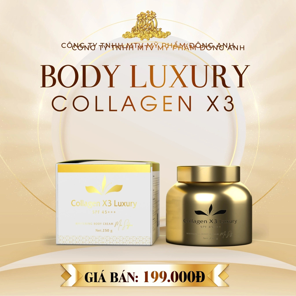 kem body collagen x3 luxury dong anh mix saffron